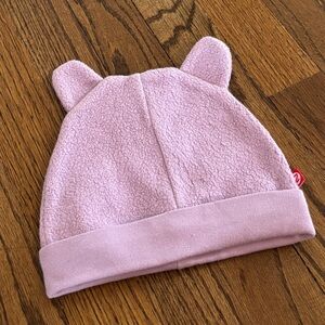 Zutano Cozie Fleece Hat in Lavender 18m